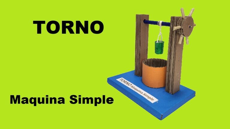 Maquinas simples con material reciclable: Fácil y práctico